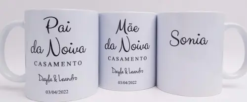 Caneca Personalizada Casamento Pais