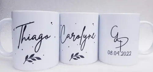 Caneca Casamento Madrinha ou Padrinho