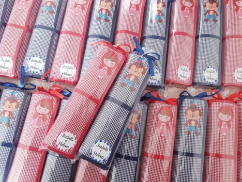Lembrancinhas Mini Lousa de Tecido Chapéuzinho Vermelho