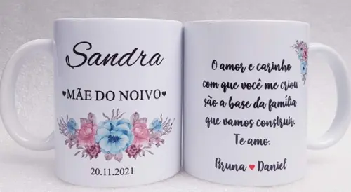 Caneca Personalizada Casamento Pais