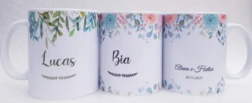 Caneca Personalizada Casamento Padrinhos
