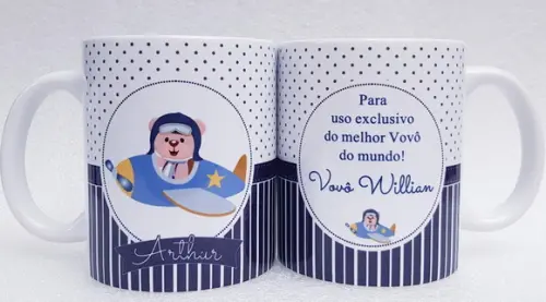 Caneca Personalizada Maternidade Ursinho