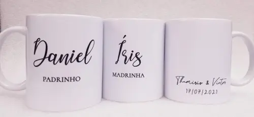 Caneca Casamento Padrinhos