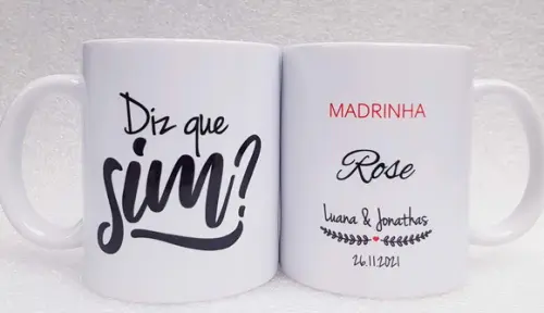 Caneca Padrinhos Casamento