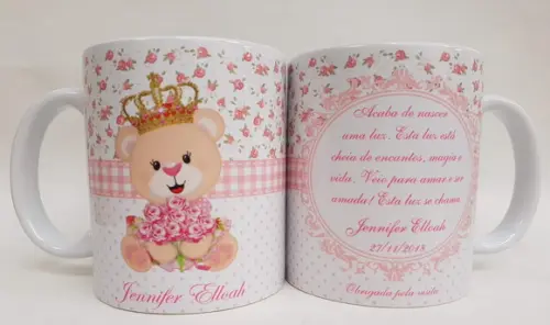 Caneca Personalizada Maternidade Ursinha