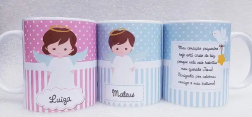 Caneca Batizado Anjo