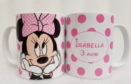 Caneca Personalizada Mickey e Minnie