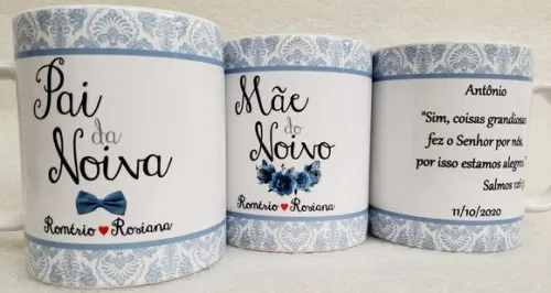 Caneca Personalizada Casamento Pais