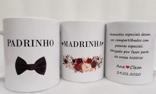 Caneca Personalizada Casamento Padrinho