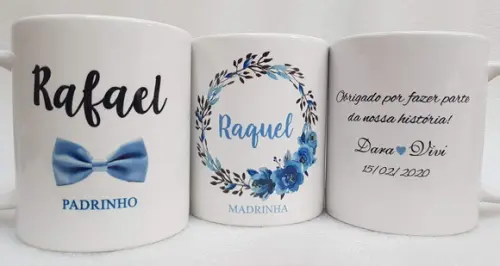 Caneca Personalizada Casamento Padrinho