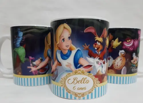 Caneca Personalizada Alice no País das Maravilhas