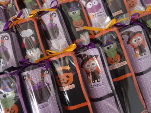 Mini Lousa de Tecido Halloween
