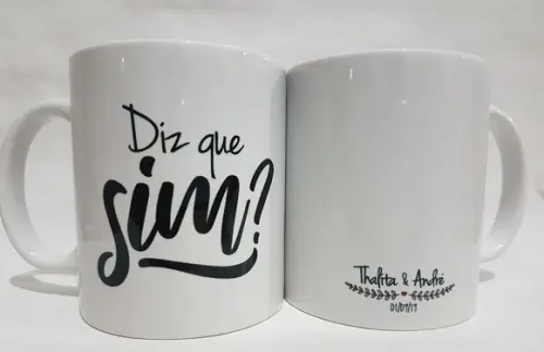 Caneca Personalizada Casamento Padrinhos