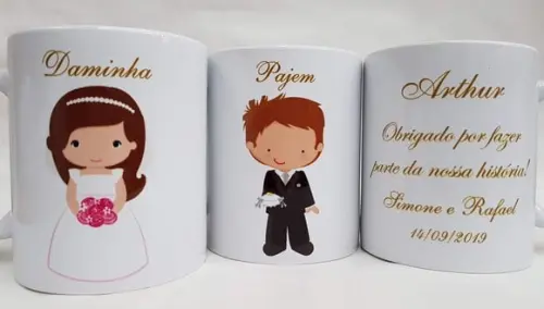 Caneca Personalizada Daminha ou Pajem