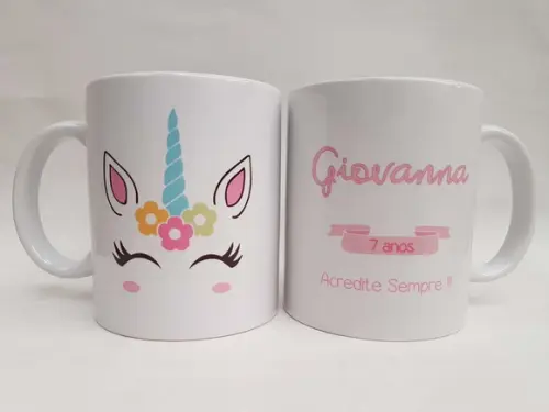 Caneca Personalizada Unicórnio