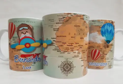 Caneca Personalizada Ursinho Voador