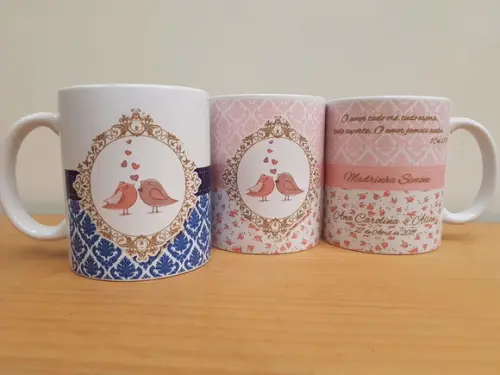 Caneca Personalizada Casamento Padrinhos