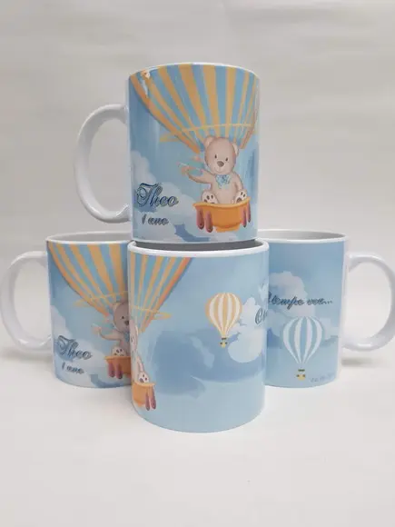 Caneca Personalizada Urso Balão