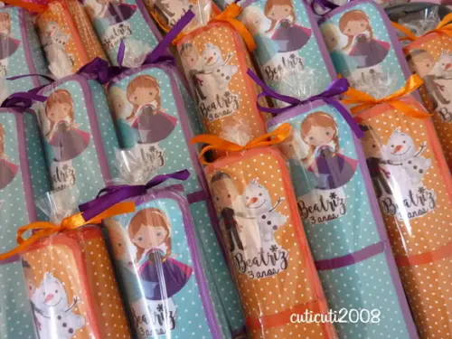 Mini Lousa de Tecido Frozen