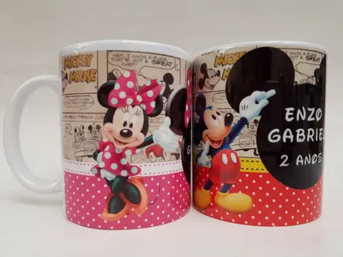 Caneca Personalizada Mickey Minnie
