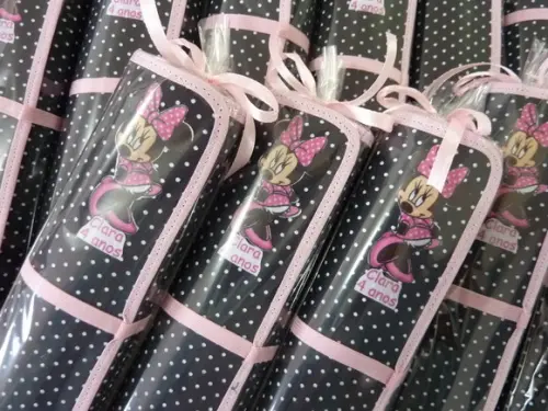 Mini Lousa de Tecido Minnie Rosa