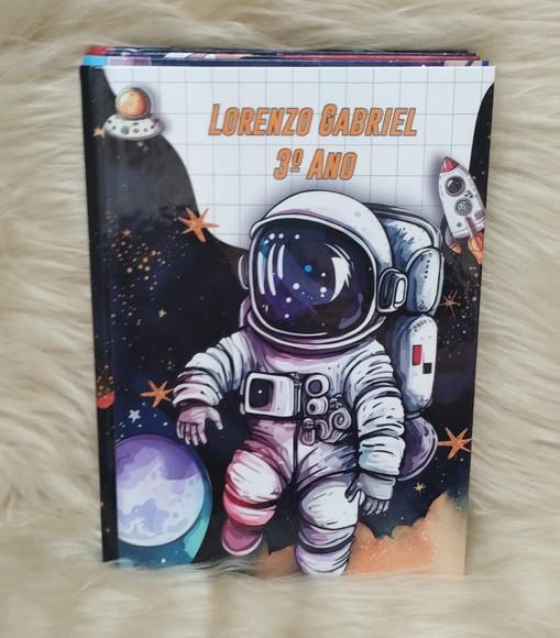 Caderno Brochura Personalizado Astronauta