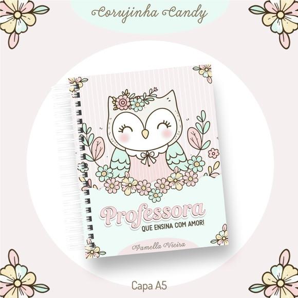 Caderno Personalizado Professores Corujinha