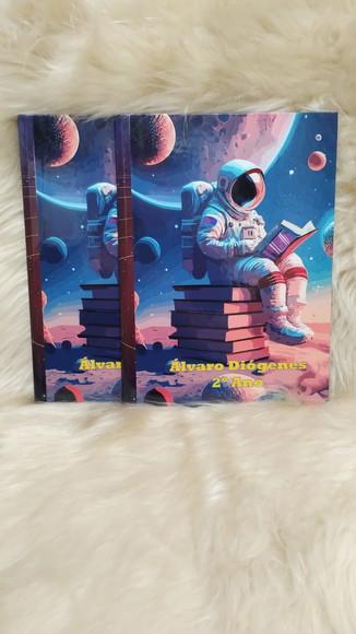 Caderno Brochura Personalizado Astronauta