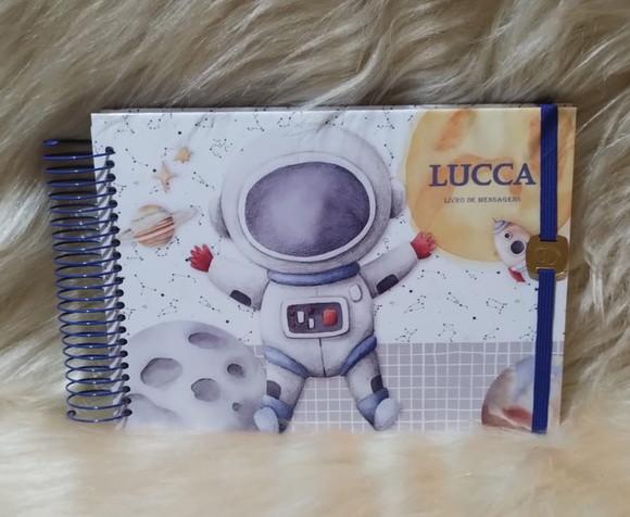 Livro de Mensagem Maternidade Astronauta
