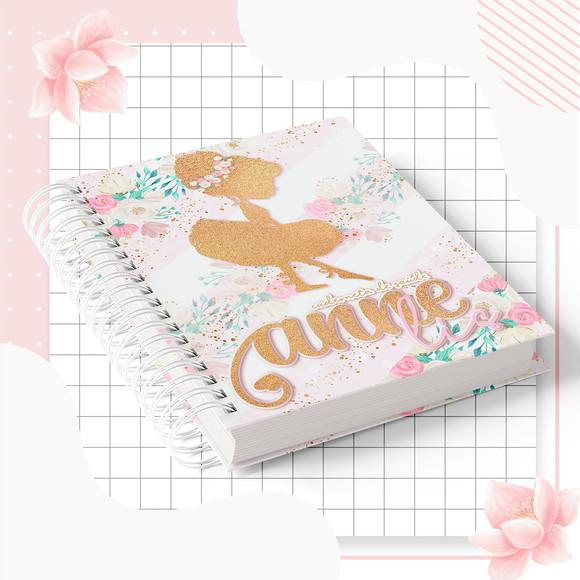 Caderneta de Vacinação Personalizada Bailarina