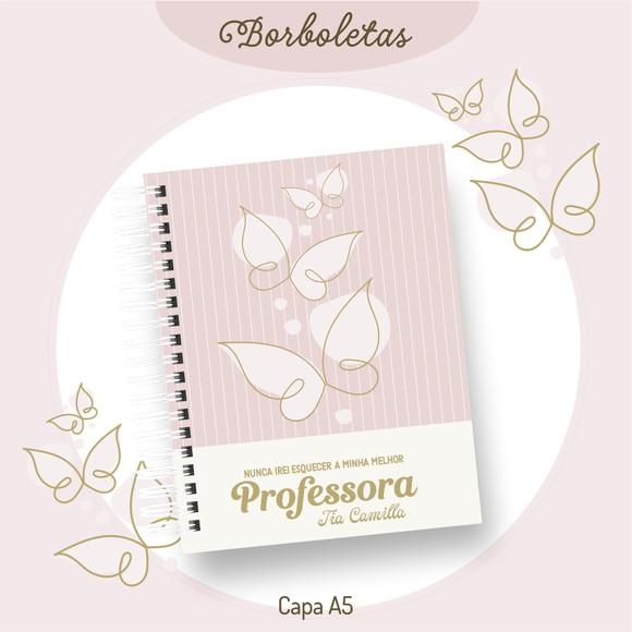 Caderno Personalizado Borboletas