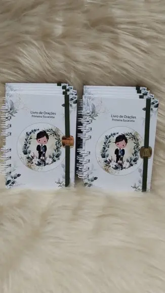 Livro de Orações, Lembrancinha, Primeira Eucaristia