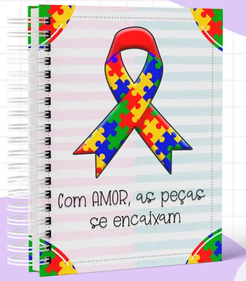 Caderno Personalizado Autismo