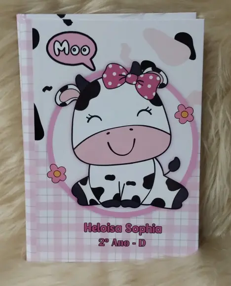 Caderno Brochura Personalizado Vaquinha