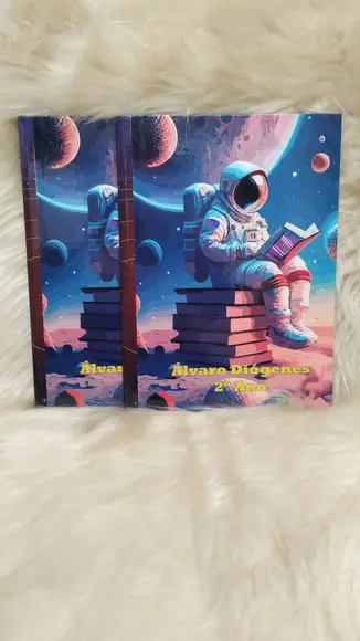 Caderno Brochura Personalizado Astronauta