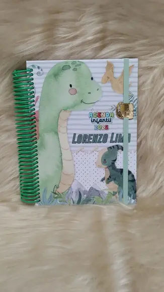 Agenda Creche Dinossauro