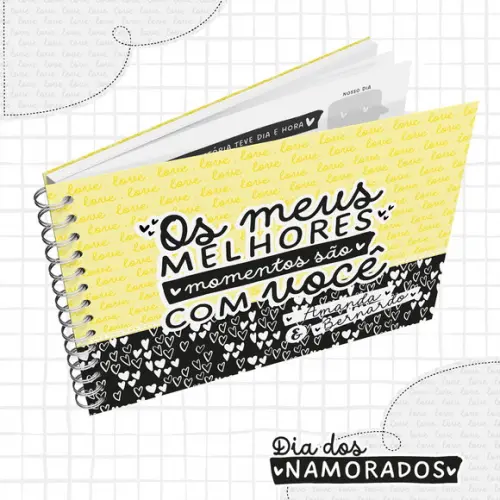Álbum de Memórias Personalizado Dia dos Namorados