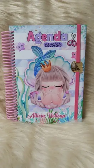 Agenda Escolar Personalizada Sereia