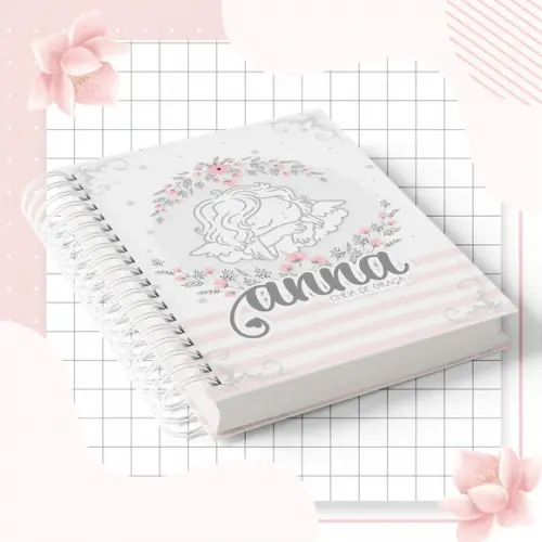 Caderneta de Vacinação Personalizada Anjinha