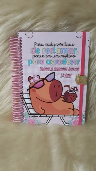 Agenda Personalizada Capivara