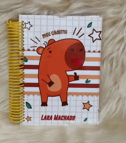 Caderno Escolar Capivara 15x21