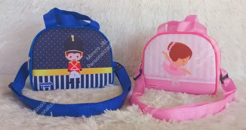 Bolsa Meia Lua Alça Cruzada Personalizada Lembrancinha