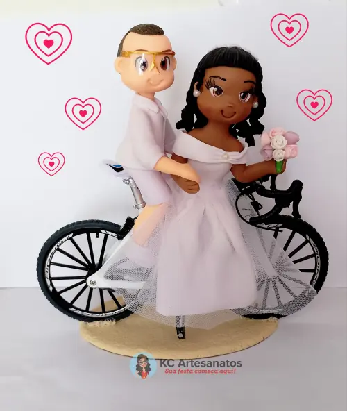 Noivinhos na bicicleta