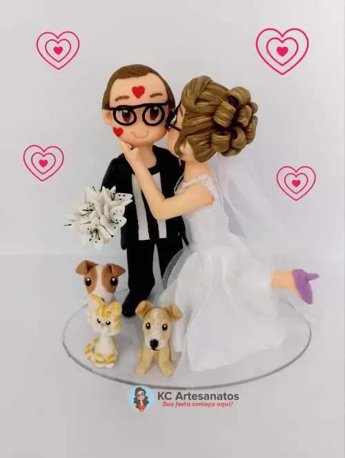 Noivinhos amor com pets