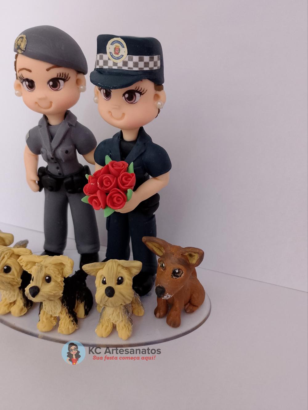 Casal profissões com pets