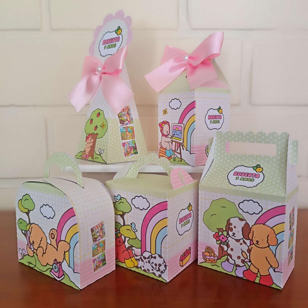 20 Caixinhas Personalizadas Bobbie Goods | Kit Festa | PEGUE E MO