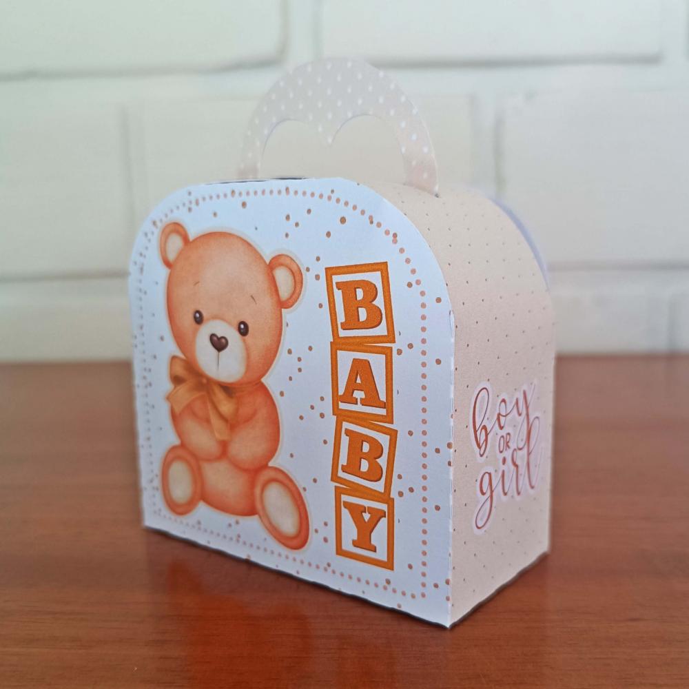 20 Caixinhas Personalizadas Chá Revelação Neutro | Kit Festa |