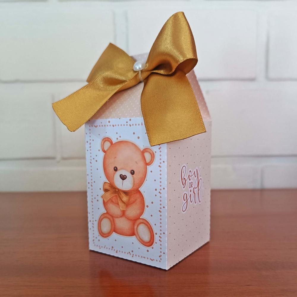 20 Caixinhas Personalizadas Chá Revelação Neutro | Kit Festa |