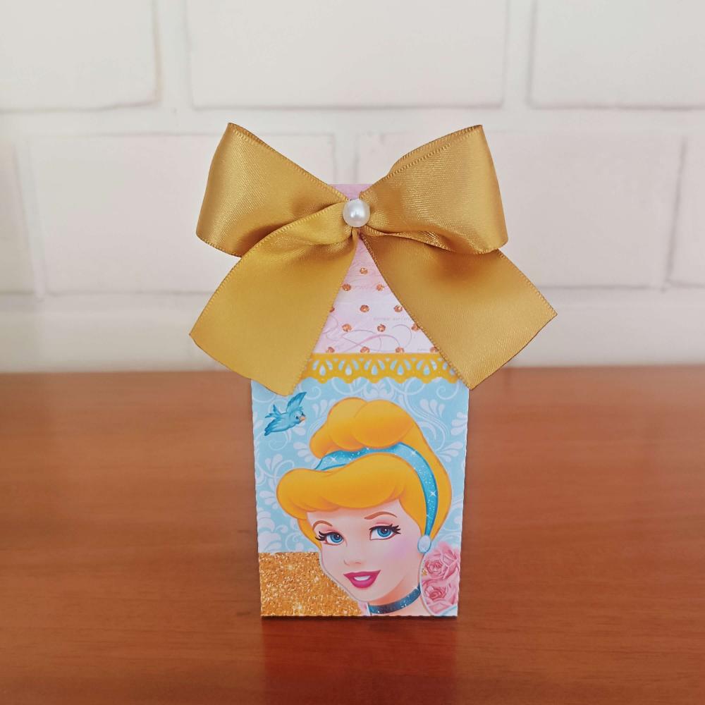 20 Caixinhas Personalizadas Cinderela | Kit Festa | PEGUE E MONTE