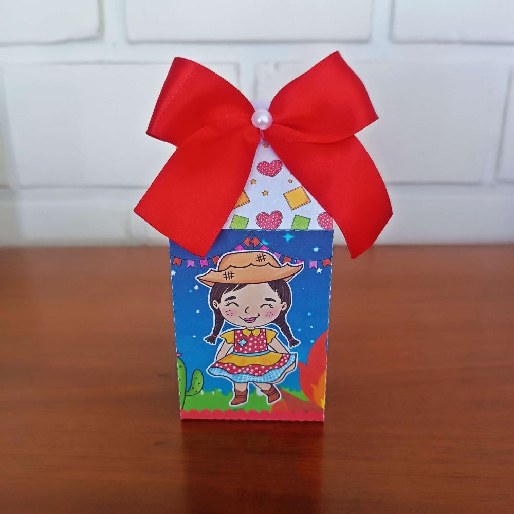 20 Caixinhas Personalizadas Festa Junina | Kit Festa | PEGUE E MO